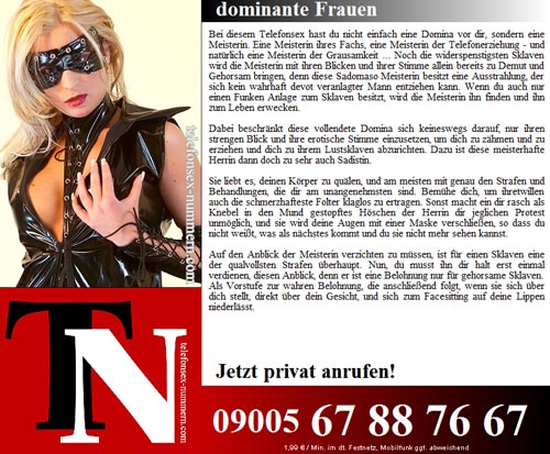 dominante frauen kontakte